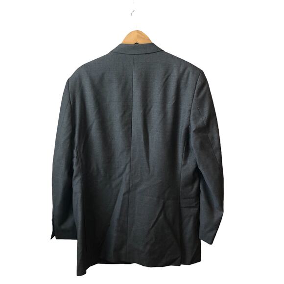 Pronto Uomo Angelico Suit Blazer Jacket Size 43 Regular Wool Gray Preloved - Picture 2 of 15